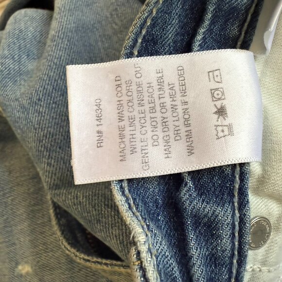 AMO Frida Wide Leg Jeans Back to Life Wash 27 EUC - Picture 11 of 15